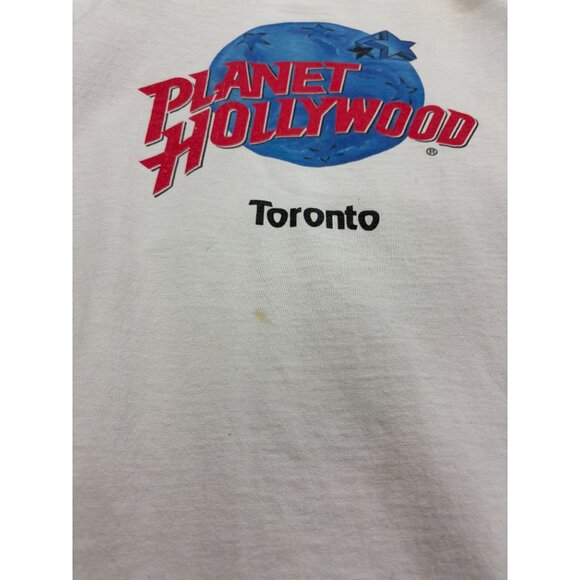 Vintage 90s Planet Hollywood Toronto T - Picture 4 of 4